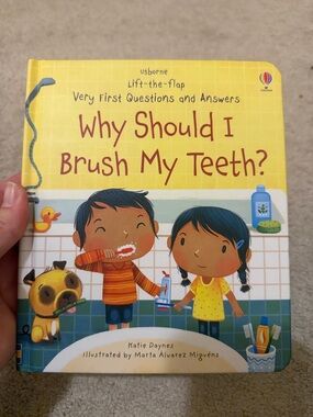 Born Bright Yellow Lift-the-Flap Toothbrushing Board Book